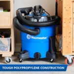 Vacmaster Blue Line Aspiradora Húmeda/Seca de 12 Galones* 5 HP† Pico con Soplador Desmontable VBV1210