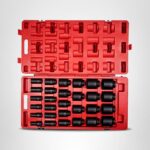 SUNEX TOOLS 4695 Juego de llaves maestras profundas SAE de 3/4 pulgadas, 29 piezas