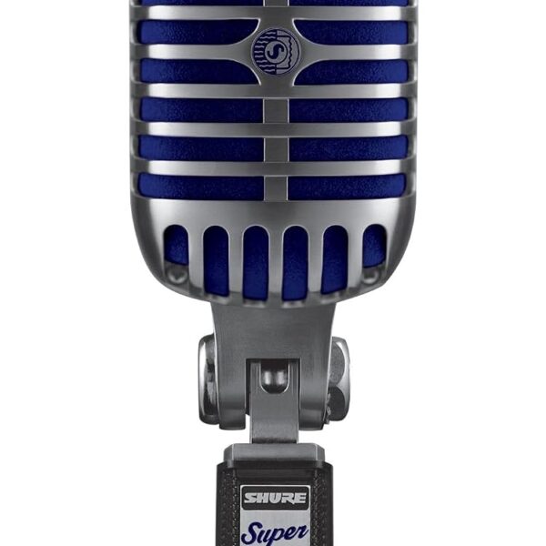 Shure Super 55 Deluxe Micrófono para voz - Micrófono dinámico supercardioide vintage Unidyne de aspecto icónico, sonido