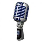 Shure Super 55 Deluxe Micrófono para voz - Micrófono dinámico supercardioide vintage Unidyne de aspecto icónico, sonido