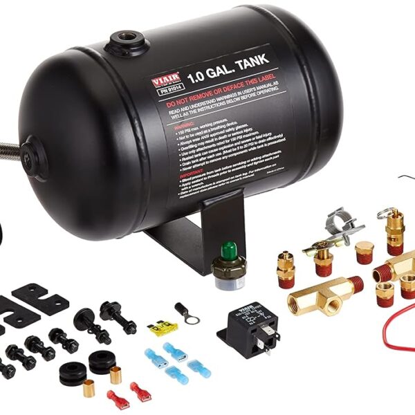 Sistema de Aire a Bordo Viair 10000 Compresor 98C Tanque 1 Galón 12 Voltios