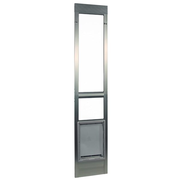Puerta Modular de Aluminio para Mascotas Ideal Pet Products MODPATXLM Altura Ajustable 77 5/8 a 80 3/4 Pulgadas Color Mo