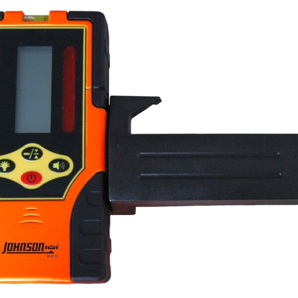 Johnson Level & Tool 40-6715 - Detector láser de dos caras con abrazadera para láser giratorio de haz rojo, haz rojo, 1