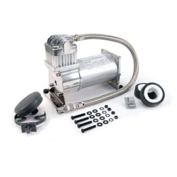 Compresor de Aire Viair 280C 28021 150 PSI 1.31 CFM 12 Volts Plateado