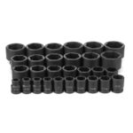 Grey Pneumatic (8029) Juego de llaves de vaso maestro fraccionario de 29 piezas de 3/4-2-1/2"