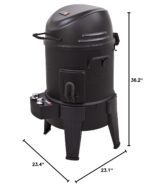 Ahumador Asador y Parrilla Char-Broil The Big Easy 3 en 1 TRU-Infrared Gas Negro 14101550