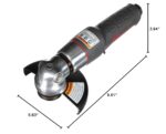 Ingersoll Rand 3445MAX Amoladora angular neumática/herramienta de corte, rueda de 4.5 pulgadas, 12.000 rpm, 0.88 hp, ros