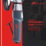 Ingersoll Rand 3445MAX Amoladora angular neumática/herramienta de corte, rueda de 4.5 pulgadas, 12.000 rpm, 0.88 hp, ros