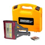 Johnson Level & Tool 40-6790 - Detector de varilla de grado o montaje en máquina, 240°, haz rojo, 1 detector láser