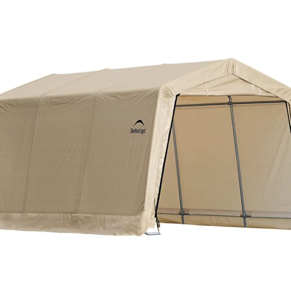 Toldo de Garaje ShelterLogic AutoShelter Peak Style 62681 3 x 4.6 x 2.4 m Arenisca