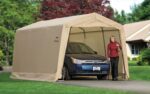 Toldo de Garaje ShelterLogic AutoShelter Peak Style 62681 3 x 4.6 x 2.4 m Arenisca