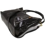 Bolso Tote Floto Tavoli Modelo 5541 Negro Mediano Piel de Becerro 11 x 5 x 12 pulgadas