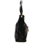 Bolso Tote Floto Tavoli Modelo 5541 Negro Mediano Piel de Becerro 11 x 5 x 12 pulgadas