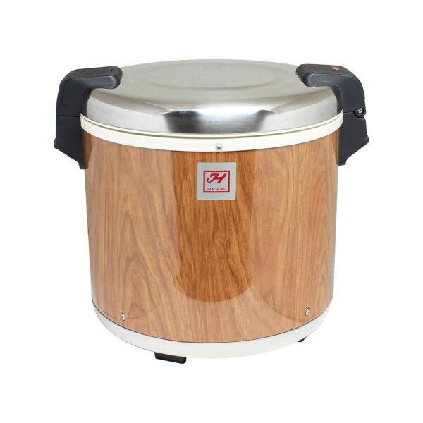 Excellante SEJ21000 - Calentador de arroz comercial de grano de madera, 50 tazas