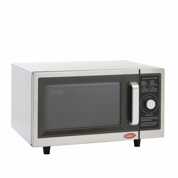 General Foodservice - Microondas comerciales con control de dial, incrementos de tiempo de 10 segundos a 8 minutos, enci