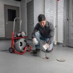 RIDGID 26998 Modelo K-400 Kit de Máquina de Tambor de Limpieza de Drenaje de 120 Voltios con Cable C-45IW de 1/2" x 75',