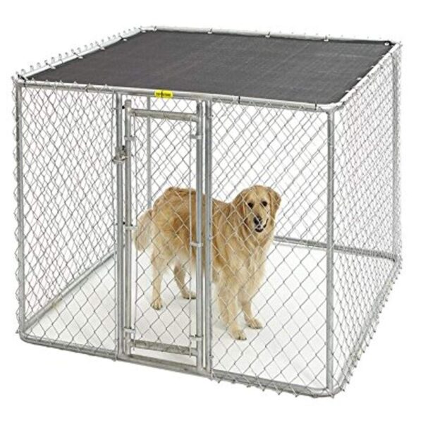 Perrera Portátil para Perro MidWest Homes for Pets K9664 72 x 48 x 48 Pulgadas Metal Gris