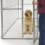 Perrera Portátil para Perro MidWest Homes for Pets K9664 72 x 48 x 48 Pulgadas Metal Gris