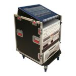 Gator Cases G-Tour - Estante de audio para carretera con ruedas resistentes y herrajes de grado tour, parte superior de