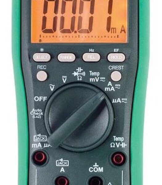 Greenlee DM-510A True RMS Multímetro Digital Profesional de Planta, Verde