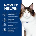 Alimento Seco para Gatos Hill's Prescription Diet w/d Multi-Beneficio Sabor Pollo Dieta Veterinaria Bolsa 17.6 lb