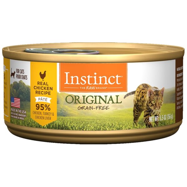 Alimento para Gatos Instinct Pollo Sin Granos Modelo P18500004 156 gramos