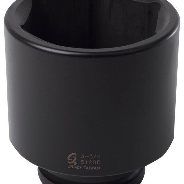 Enchufe de Impacto Profundo Sunex Tools SUN5120D 1 Pulgada Unidad 3-3/4 Pulgadas Acero Aleado Cromo-Molibdeno