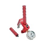 Probador de presión de resorte de válvula LSM Racing Products PC-100SLC rojo calibre 0 a 600 libras
