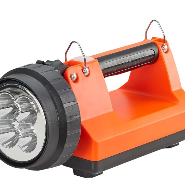 Streamlight 45865 E-Spot Firebox 1500-Lumen 110000 Candela Linterna de haz puntual recargable con LED traseros duales, s