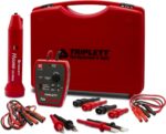 Triplett 3388 Fox & Hound HotWire Kit de Rastreo de Cables con Sonda y Tono de Cable Vivo con Sensibilidad Ajustable - R