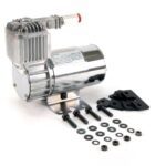 Kit de Compresor Viair 10016 85C Cromado con Soporte de Montaje Estilo Omega