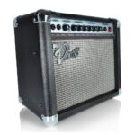 Pyle Pro Amplificador de la Serie Vamp de 60 Vatios con EQ de 3 Bandas, Overdrive y Retardo Digital - PVAMP60