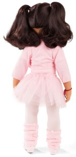 Muñeca Gotz Hannah at The Ballet posable 19.5 pulgadas cabello negro rizado con traje extra
