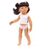 Muñeca Gotz Hannah at The Ballet posable 19.5 pulgadas cabello negro rizado con traje extra