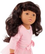 Muñeca Gotz Hannah at The Ballet posable 19.5 pulgadas cabello negro rizado con traje extra
