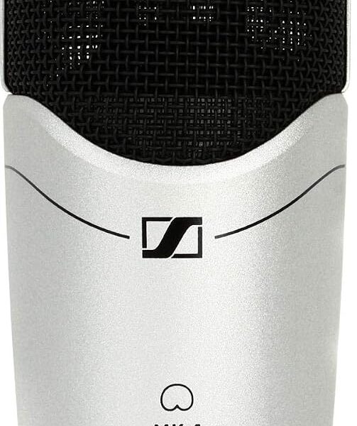 Micrófono de estudio Sennheiser MK4 de diafragma grande con condensador, Dorado