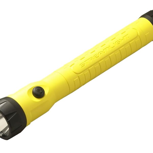 Streamlight 76413 PolyStinger LED HAZ-LO Linterna recargable intrínsecamente segura con cargador de CA de 120 voltios, a