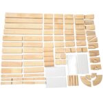 Juego de Bloques de Madera Constructive Playthings CP-U305 85 Piezas Tema Castillo