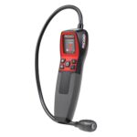 RIDGID 36163 CD-100 Detector de diagnóstico de mano de gas combustible micro con sonda flexible de 16" y alarmas visuale
