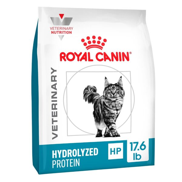 Alimento Seco para Gatos Royal Canin Veterinary Diet Proteína Hidrolizada Hipoalergénica HP Bolsa 17.6 Libras