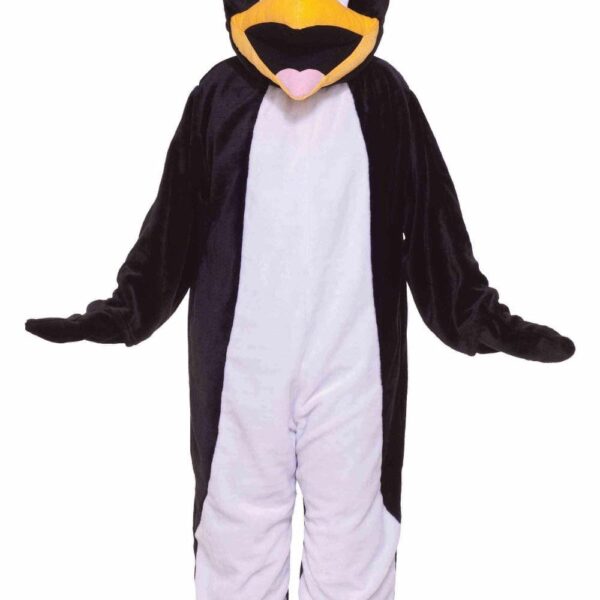 Disfraz de Mascota de Pingüino Forum Novelties Costumes Modelo F64248 Felpa de Lujo Talla Estándar Negro Blanco