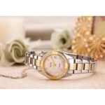 Reloj Citizen Eco-Drive EW1824-57D Acero Inoxidable Bicolor Esfera de Nácar con Diamantes