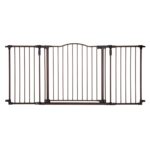 Puerta de Seguridad para Bebés Toddleroo by North States 4934 Ajustable 38.3 a 72 Pulgadas Acabado Bronce Mate