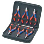 KNIPEX 00 20 16 Juego de alicates electrónicos de 7 piezas