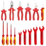 KNIPEX 98 99 13 15 piezas 1,000 V bolsa de rollo de herramientas aislada