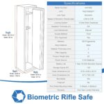 BARSKA - Caja fuerte de acceso biométrico rápido y fácil con huellas dactilares, para rifles, escopeta, arma de fuego, p