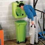 Honeywell Carrito de eliminación de líquidos para todas las estaciones de lavado de ojos de emergencia recargables Fenda