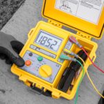 Probador eléctrico ideal de resistencia a tierra de 3 polos, voltaje de tierra de rango automático y medición de varilla