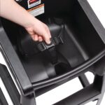 Silla alta Rubbermaid Commercial Products FG780508BLA Negro Polipropileno con ruedas