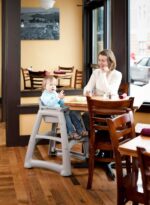 Silla Alta Rubbermaid Commercial Products FG780508PLAT Platino Polipropileno con Ruedas